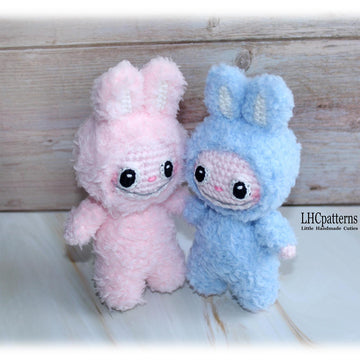 Smiling Bunny / Labubu Crochet Pattern