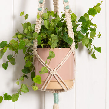 Wool Couture Two Sisters Plant Hanger Macrame Kit