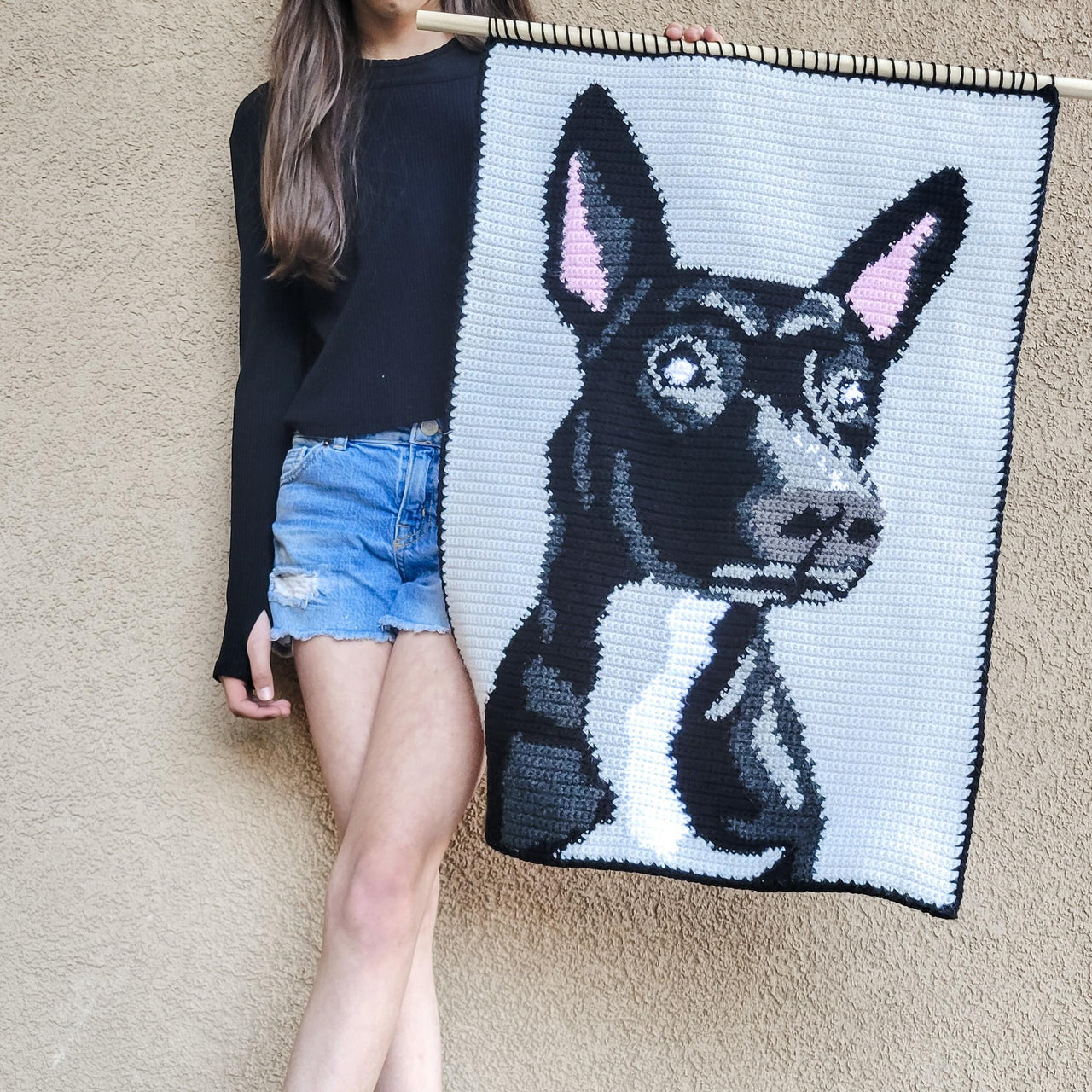 Shepherd Bull Terrier Tapestry