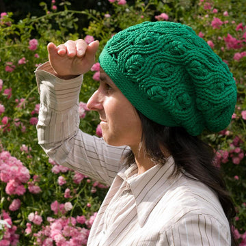 Dancing Trees Reversible Slouchy Hat