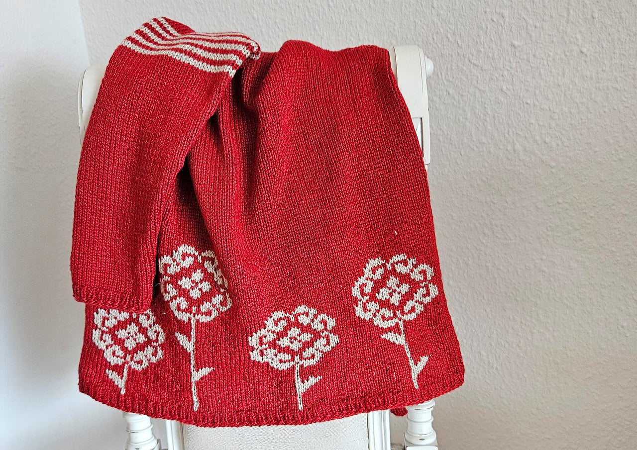 Intarsia sweater Jule
