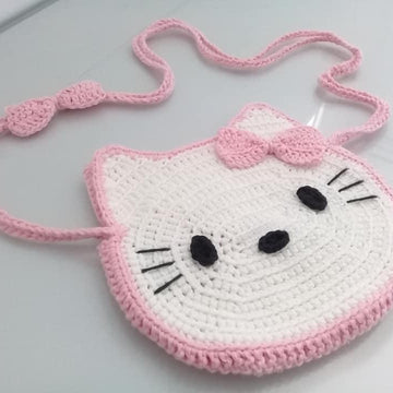 Cute HELLO KITTY  Messenger Bag by SweetSamDesign