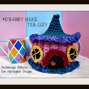 1078-FAIRY HOUSE Tea Cozy