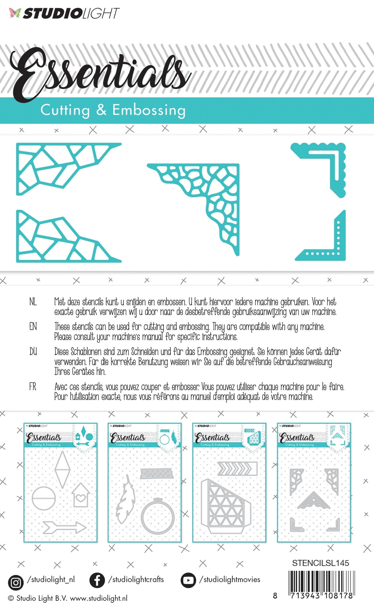 Studio Light Essentials Cutting & Embossing Die - 568956