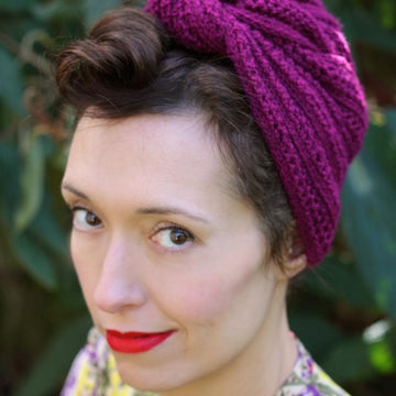 Herringbone Lace Turban