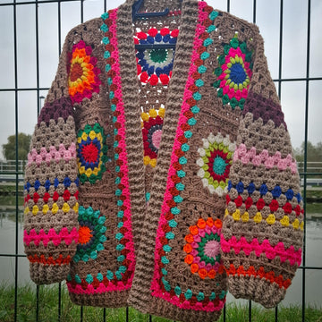 Sunburst Granny Cardy Pattern