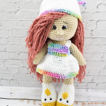 Amigurumi unicorn doll
