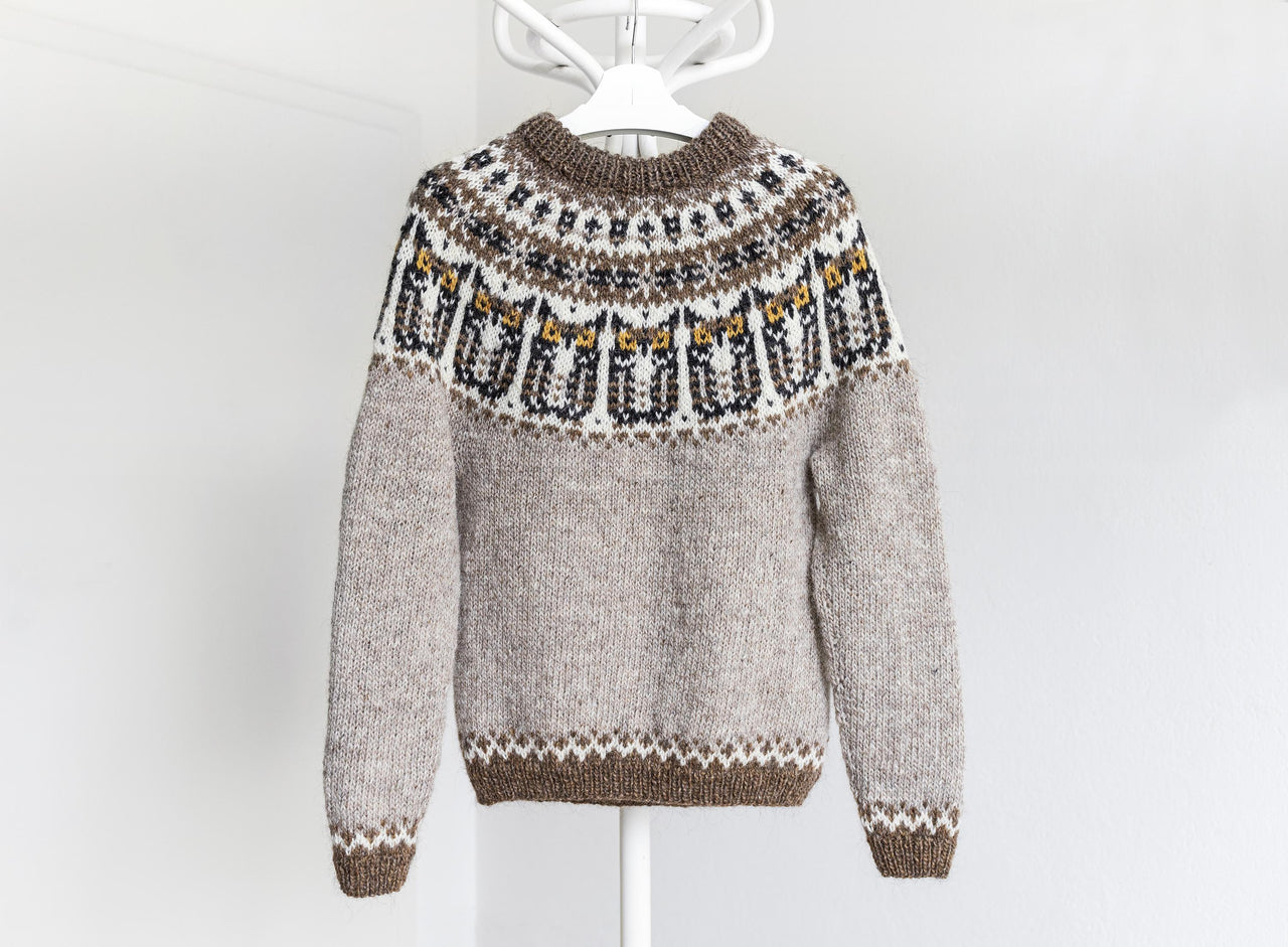 UHU Eagle-Owl Icelandic Lopapeysa Sweater