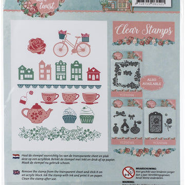 Find It Trading Yvonne Creations Clear Stamps - Flowers With A Twist