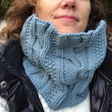 Cabled Sampler Cowl