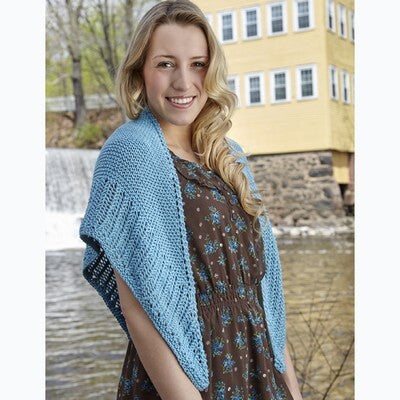662 Shop Hop Shawl - Knitting Pattern for Women in Valley Yarns Goshen