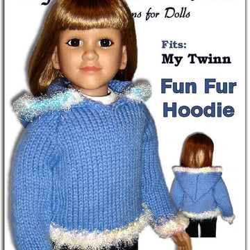 Hoodie fits My Twinn (My BFF), 23 inch dolls.