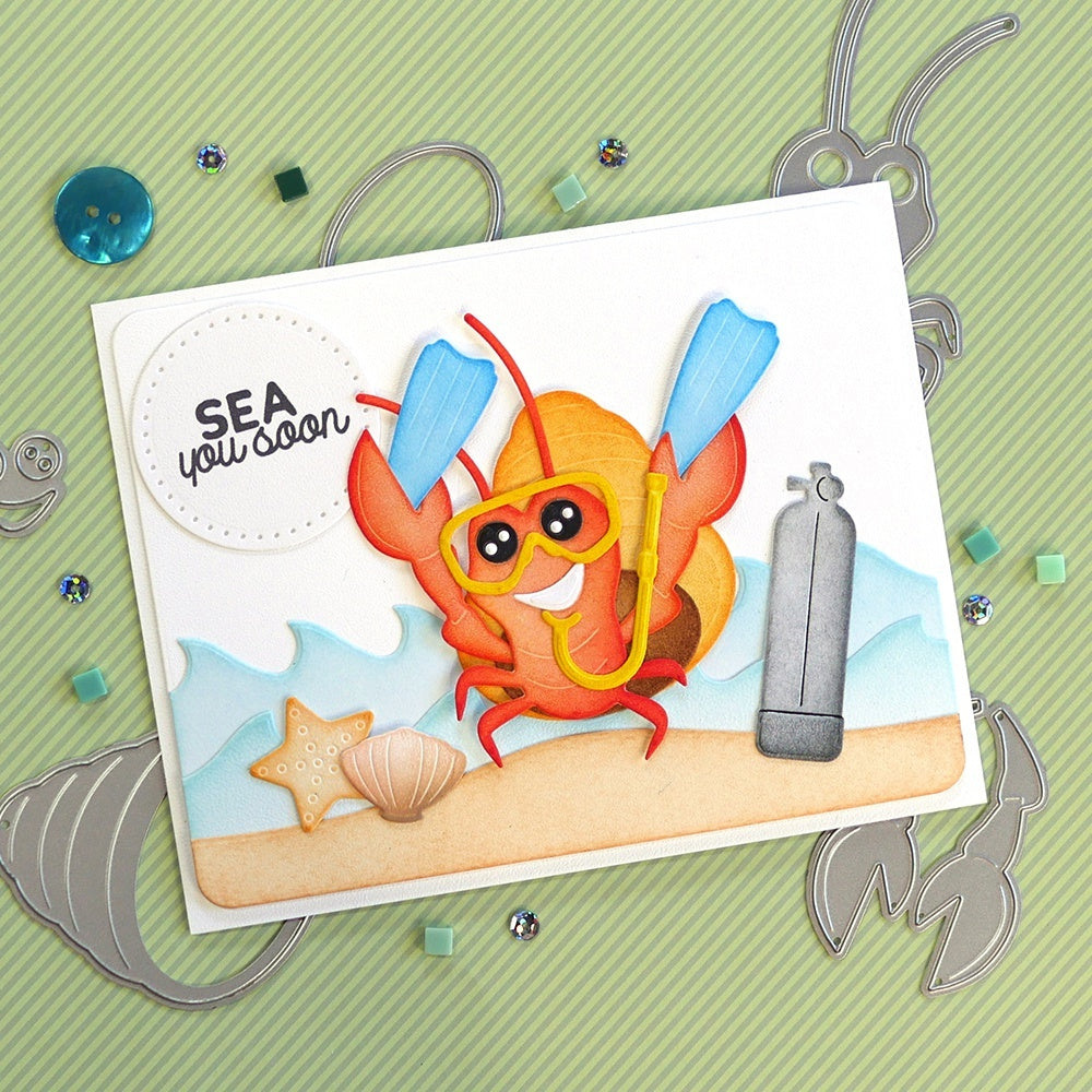 Elizabeth Craft Designs Elizabeth Craft Metal Die - Sand Crab