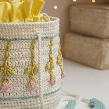 Crochet Bag PATTERN: Tulip Summer Bucket Bag