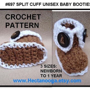 697 SPLIT CUFF UNISEX BABY BOOTS BOOTIES