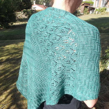 Emerald forest shawl