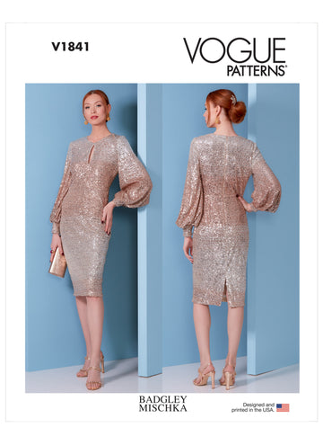 Vogue Misses' and Misses' Petite Special Occasion Dress V1841 - Sewing Pattern