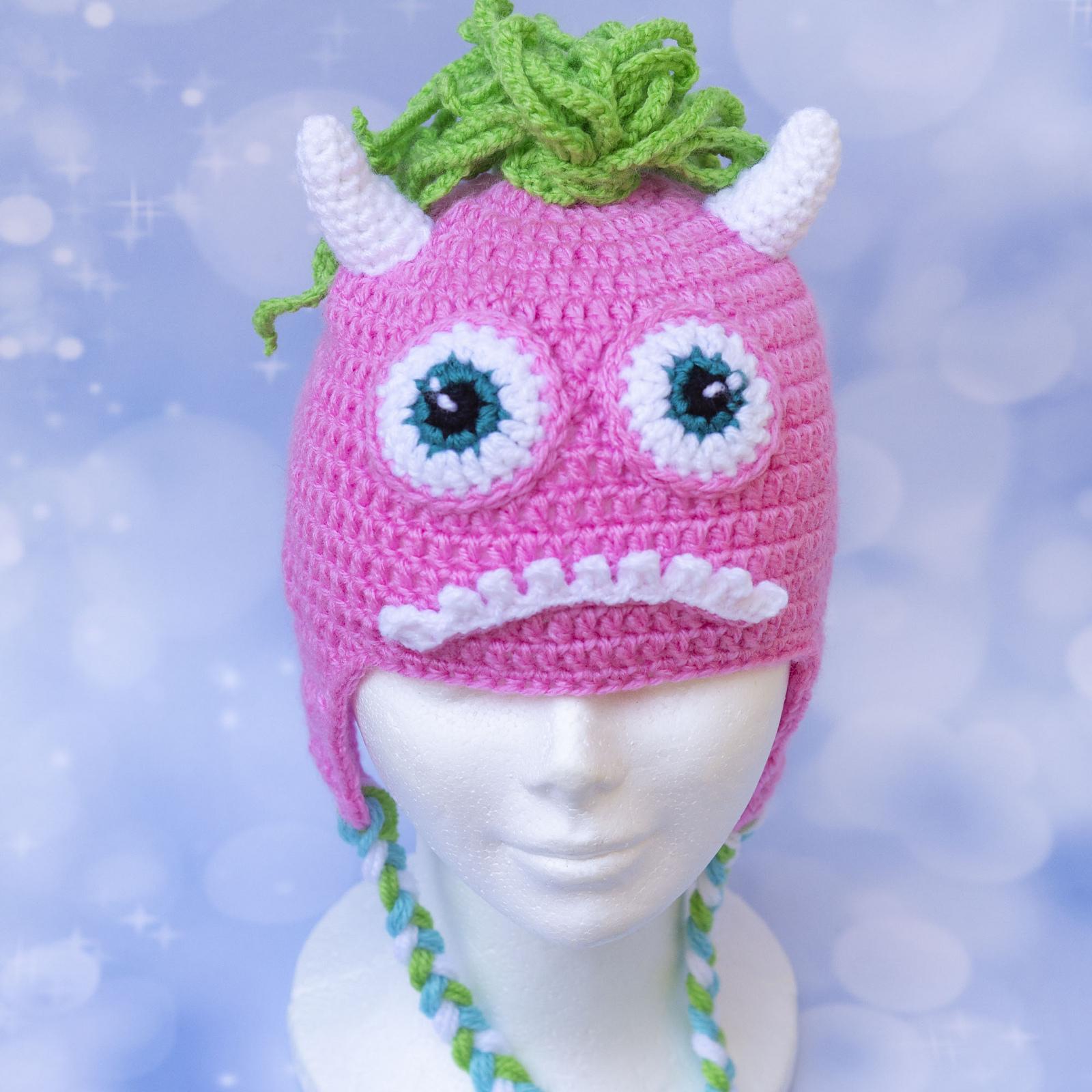 Pink monster Hat