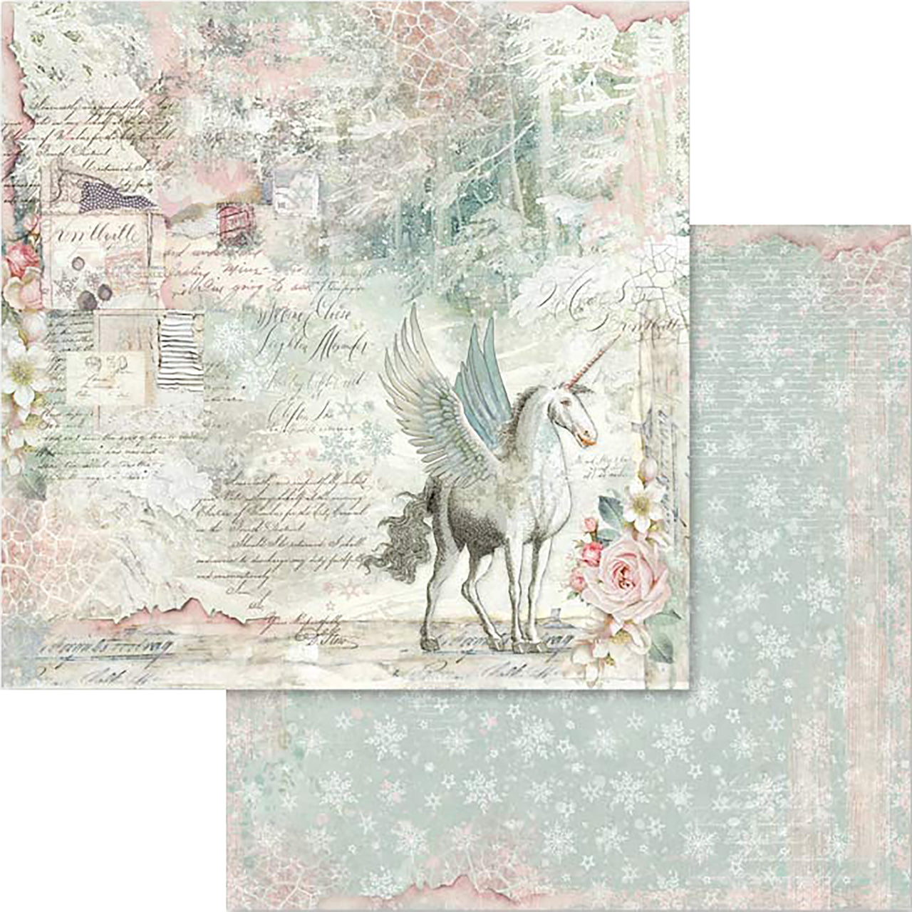 Stamperia Intl Stamperia Double-Sided Cardstock 12"X12" 10/Pkg - Unicorn Fantasy