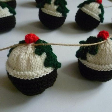 Christmas Pudding Garland