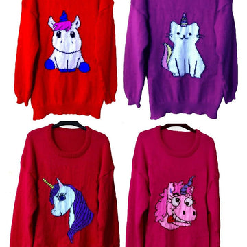 4 x Cute Unicorn Jumper #2