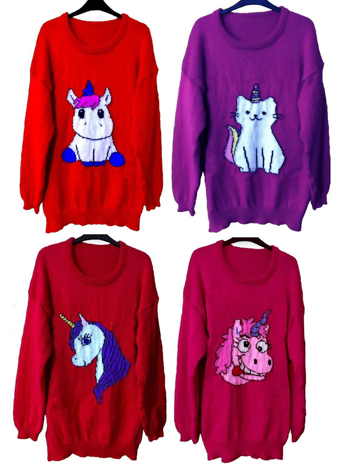 4 x Cute Unicorn Jumper #2