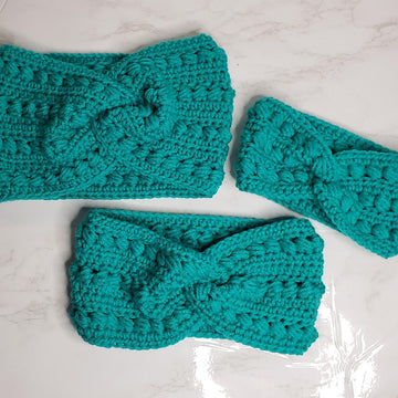 Twisted Bead Earwarmers