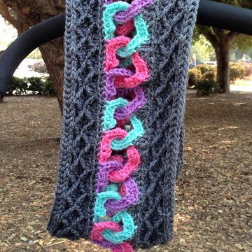 Hearts and Diamonds Infinity Scarf