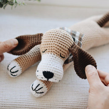 Sleepy Doggy Amigurumi