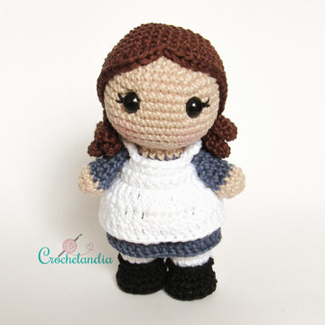 Diana Barry (Anne with an E) amigurumi doll - crochet pattern by Crochelandia