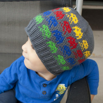 Alien Invasion Crochet Beanie