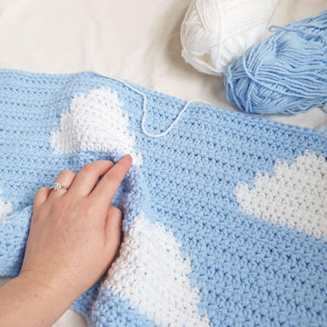 Fluffy Cloud Baby Blanket