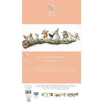 Creative World Of Crafts Woodland Chorus Cross Stitch Kit - 34cm x 11cm
