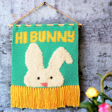 Easter Bunny Pillow & Banner