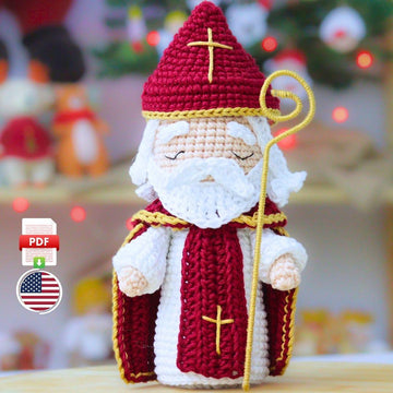 Saint Nicholas of Bari Amigurumi