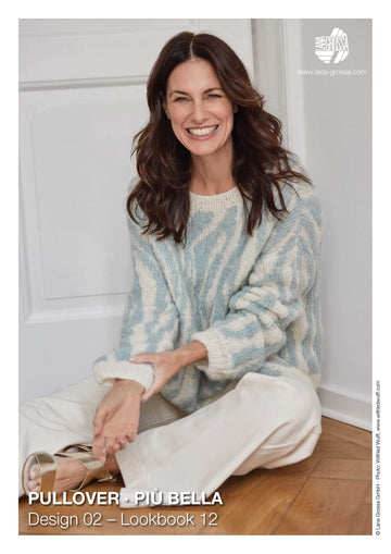 Pullover in Piu Bella in Lana Grossa - 0212 - Downloadable PDF