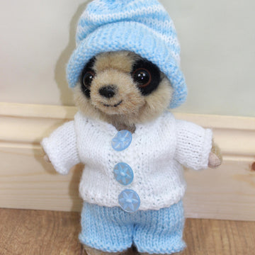 285- Baby Toy Meerkat Clothes Knitting Pattern #285