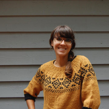 Geometric Yoke Sweater