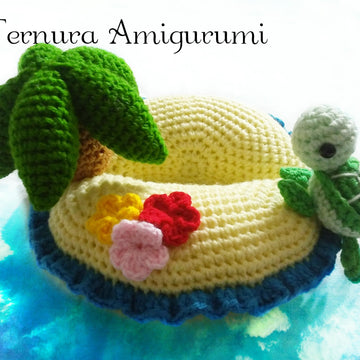 Island support for smartphone crochet pattern