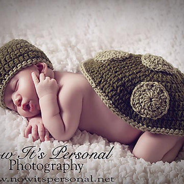 Little Turtle Prop Set Crochet Pattern 160