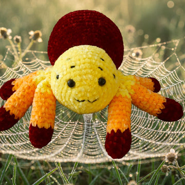 Häkelanleitung für die Amigurumi Kuschelspinne