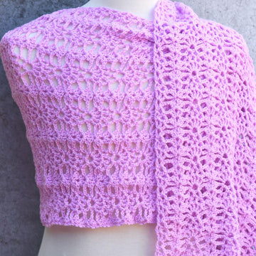 Tulip Fields Rectangle Shawl