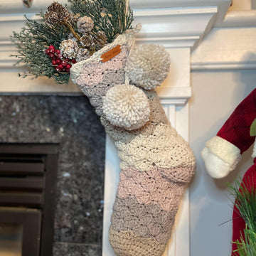 Snowball Christmas Stocking