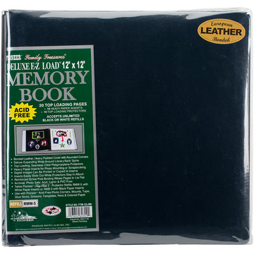Pioneer Family Treasures Post Bound Album 12"X12" - Navy Blue