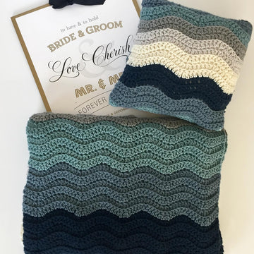 Wedding Ripple Pillow Cover