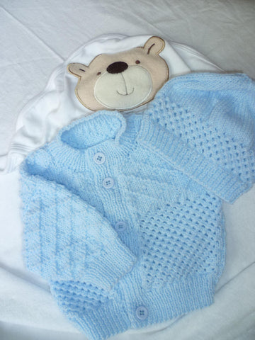 Snowy Diamond Cardigan
