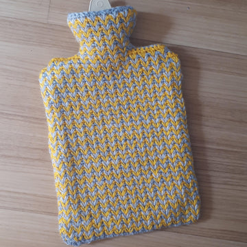 Herringbone Hot Water Bottle Cover (UK)