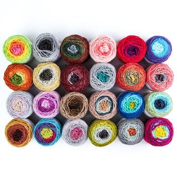 Freia Fine Handpaints Minikin Fingering Ombre Palette 24 Pack