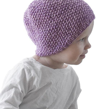 Easy Seed Stitch Baby Hat