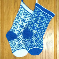Sapphire Diamonds Stocking
